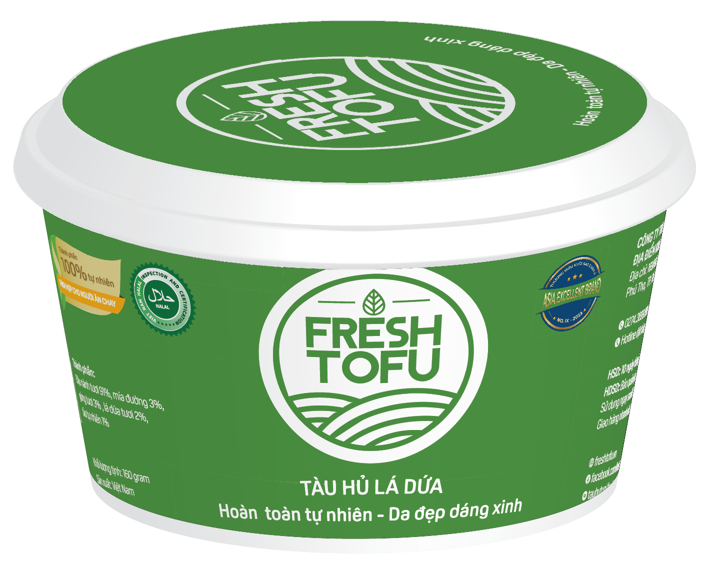 Tàu Hũ Lá Dứa 160G